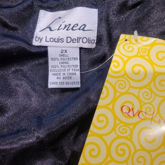 New linea size 2x office/career black pleated hem skirt - Picture 5 of 6